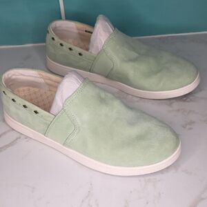 Spenco Women's Santa Barbara Rivet Laurel Green Slip Ons Size 9m